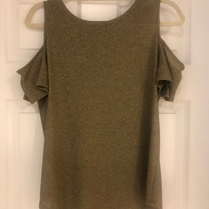 Ladies cold shoulder top